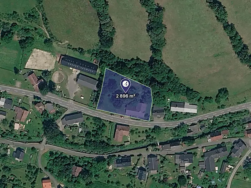 Prodej stavebního pozemku 2896 m², Janov – náhled fotky 1