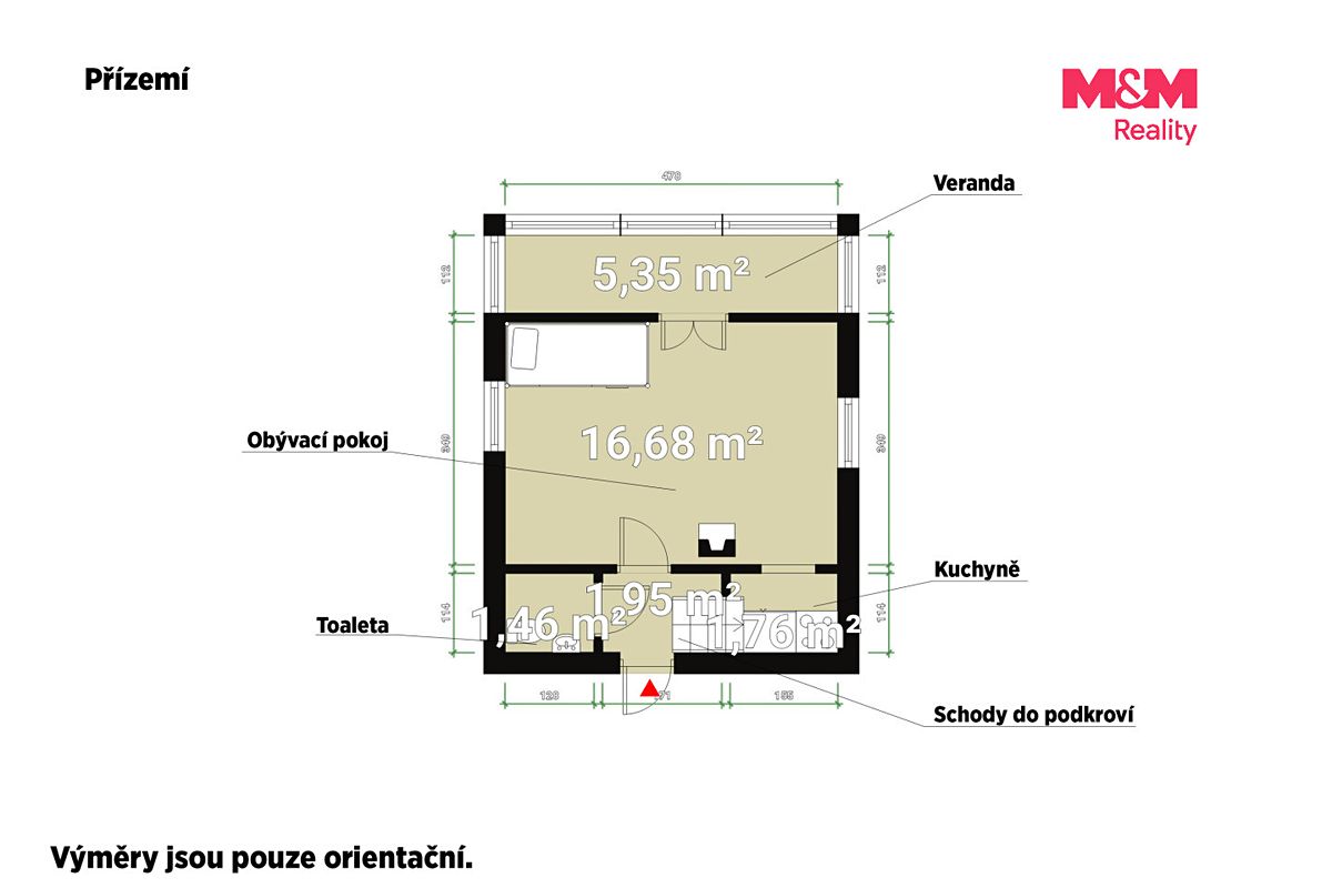 Prodej chaty 31 m², pozemek 291 m² – fotografie 2