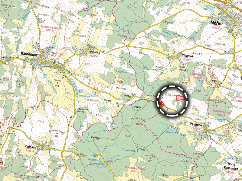 Prodej pole 69054 m², Kamenice – náhled fotky 2