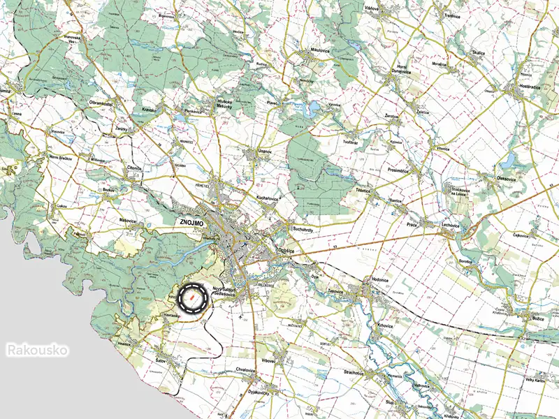Prodej pole 5390 m², Znojmo – náhled fotky 3