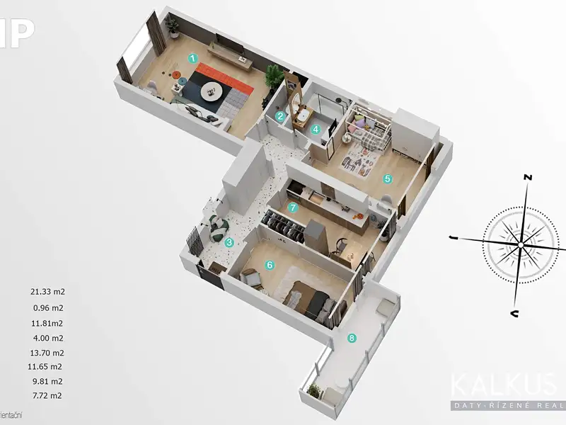 Prodej bytu 3+1 78 m², Hradec Králové – náhled fotky 2