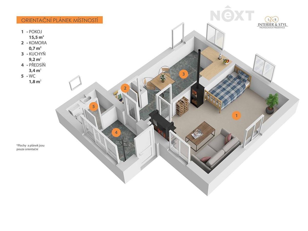 Prodej chaty 31 m², pozemek 428 m² – fotografie 2