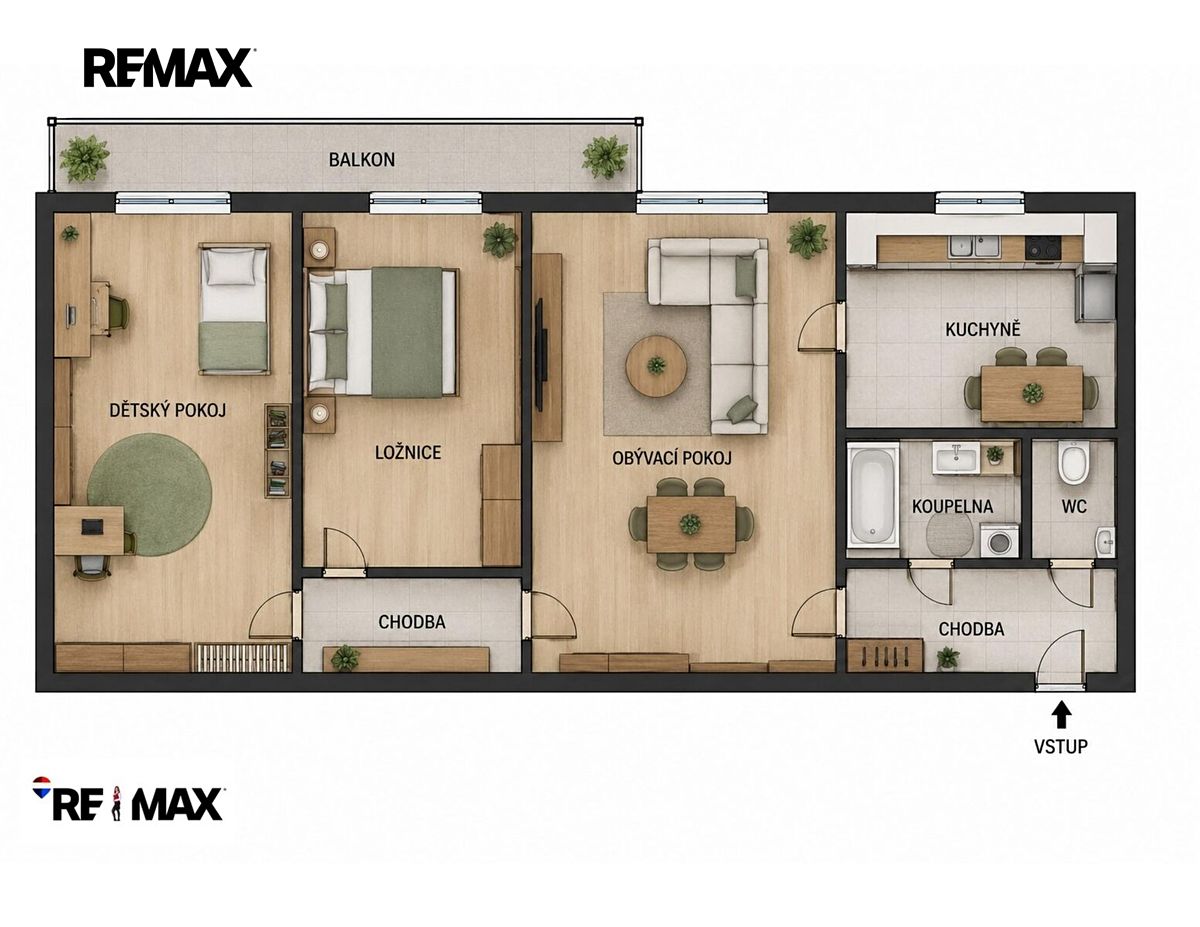 Prodej bytu 3+1 73 m² – fotografie 4
