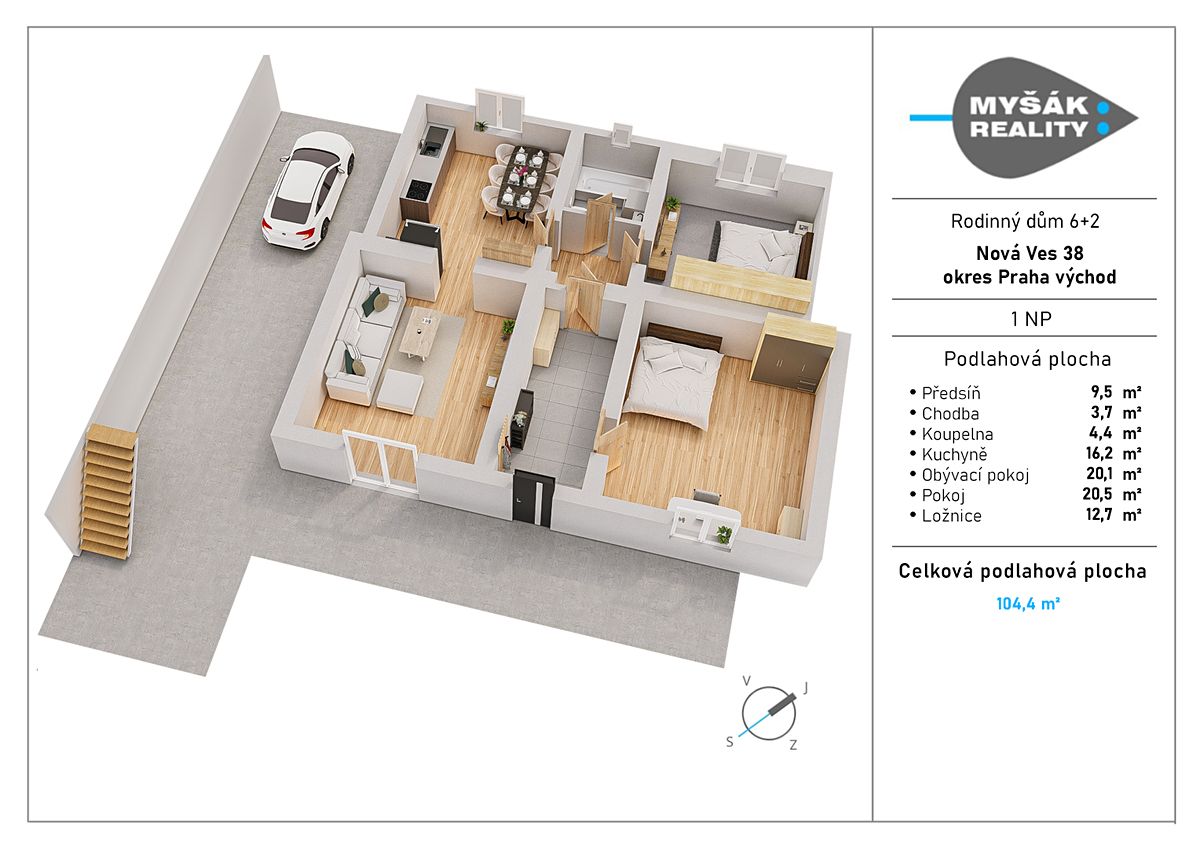 Prodej vícegeneračního domu 200 m², pozemek 515 m² – fotografie 2