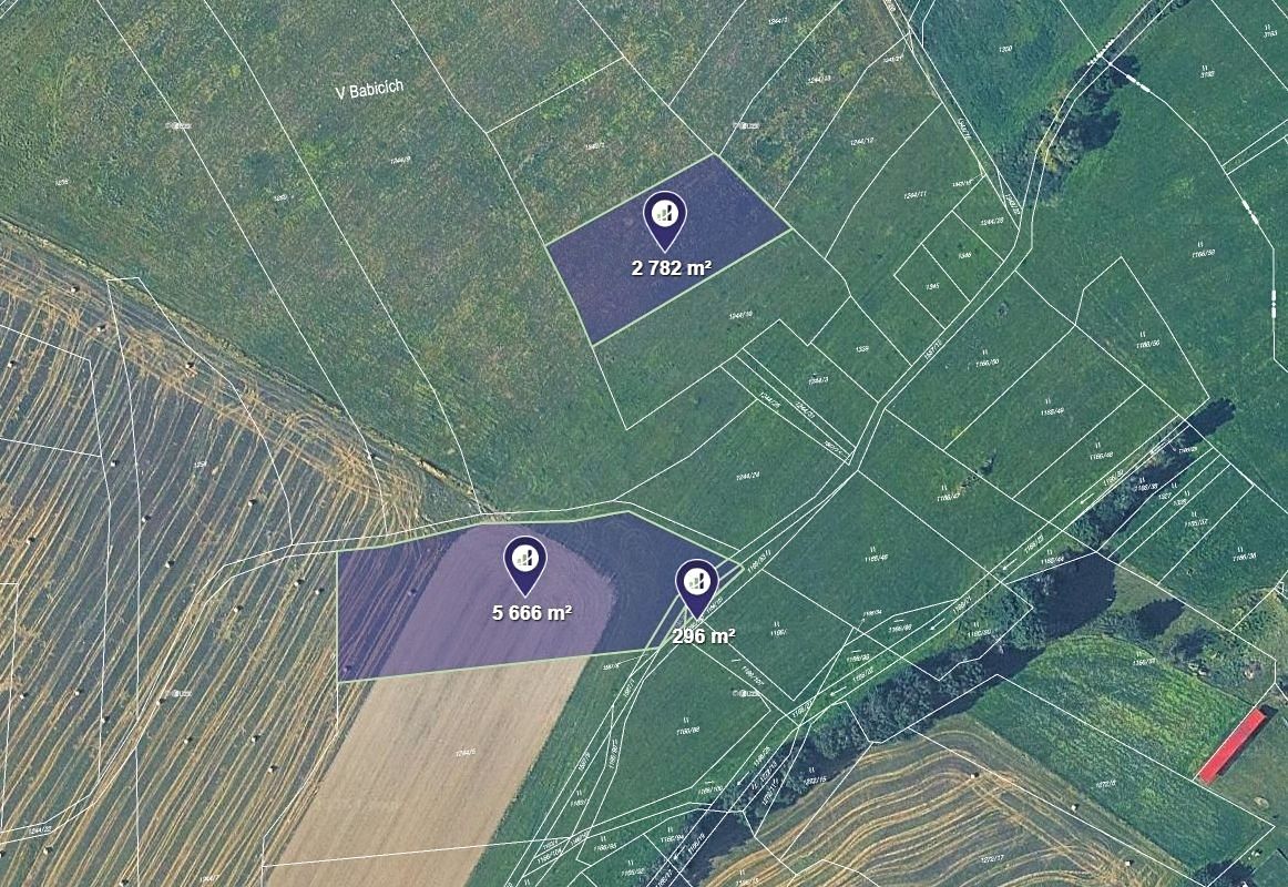 Prodej pole 8744 m²