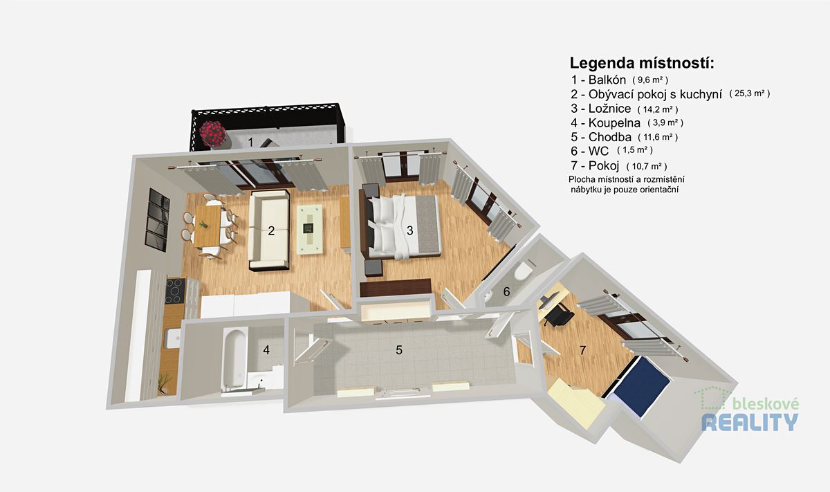 Prodej bytu 3+kk 68 m² – fotografie 2