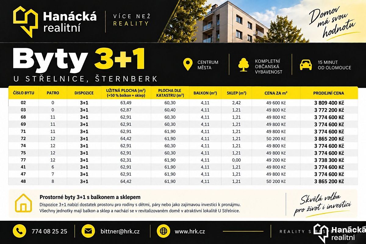 Prodej bytu 3+1 61 m² – fotografie 2