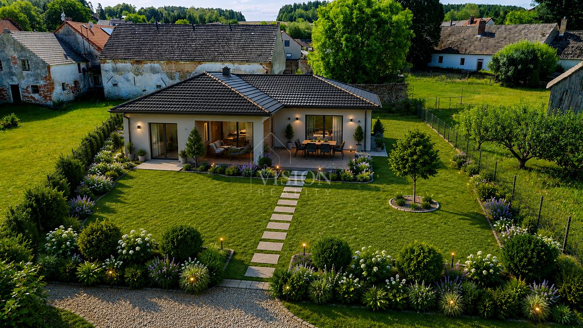 Prodej stavebního pozemku 881 m², Hospříz – fotka 1 z 3