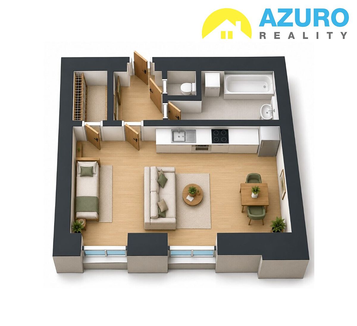 Prodej bytu 1+kk 36 m² – fotografie 4