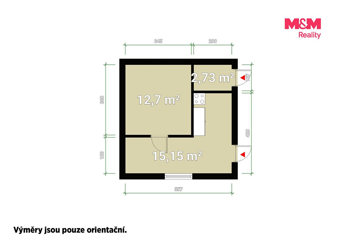 Prodej chaty 30 m², pozemek 30 m² – fotografie 2