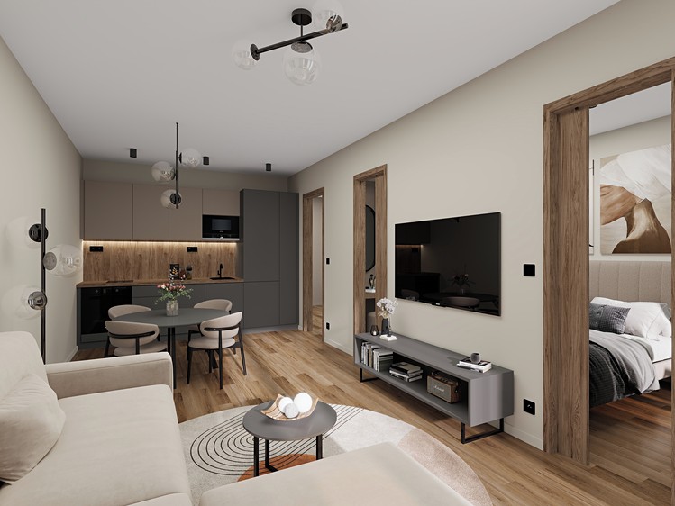 Prodej bytu 2+kk, 47 m² (1 z 9)