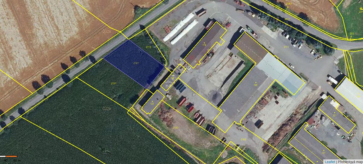 Prodej komerčního pozemku 3083 m²