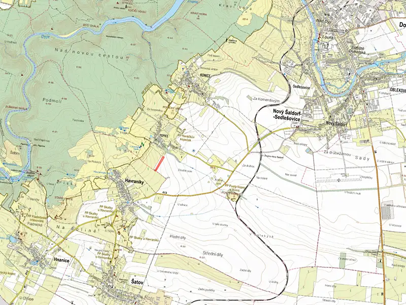 Prodej pole 7141 m², Znojmo – náhled fotky 2