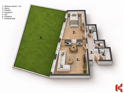 Wohnung 2+kk zum Kauf, 65 m² (3 von 18)