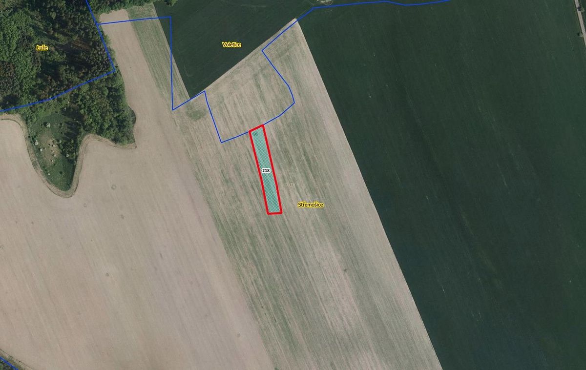 Prodej pole 3348 m², Střemošice – fotka 1 z 3