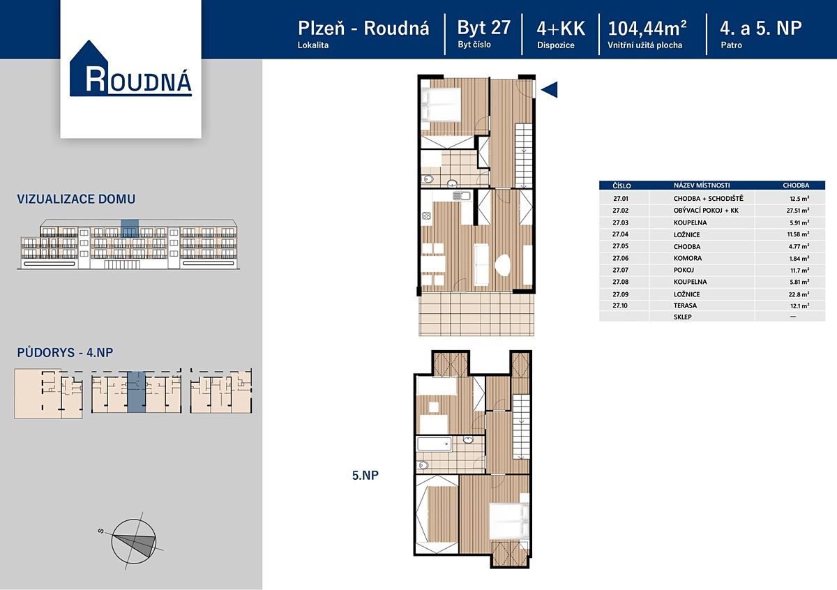 Prodej bytu 4+kk 104 m² – fotografie 4