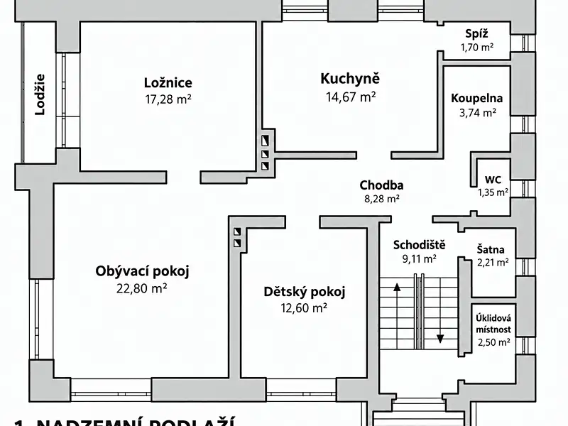 Prodej rodinného domu 192 m², pozemek 1098 m², Trnová – náhled fotky 3