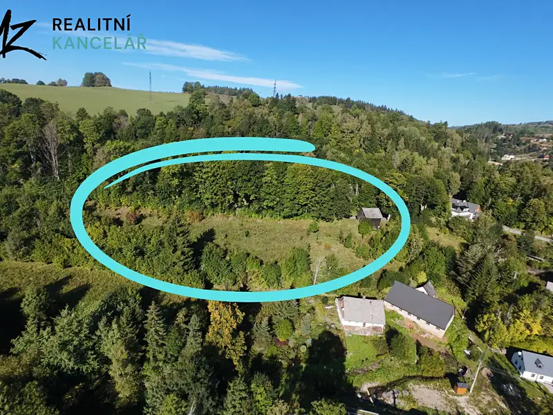 Prodej stavebního pozemku 3323 m², Branná – náhled fotky 2