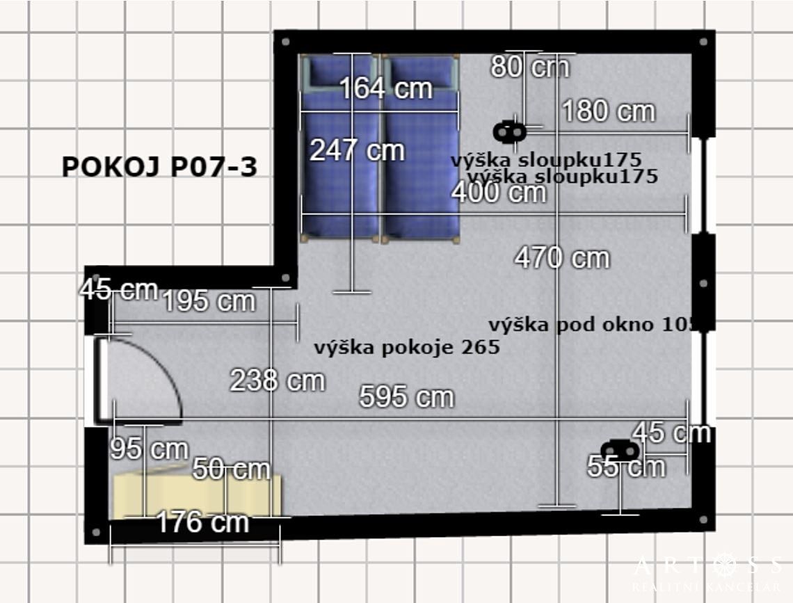 Pronájem bytu pokoje 16 m² – fotografie 2