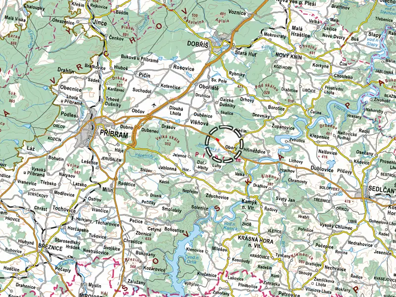 Prodej pole 8445 m², Obory – náhled fotky 3