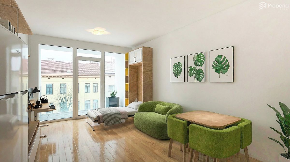 Pronájem bytu 1+kk 35 m²