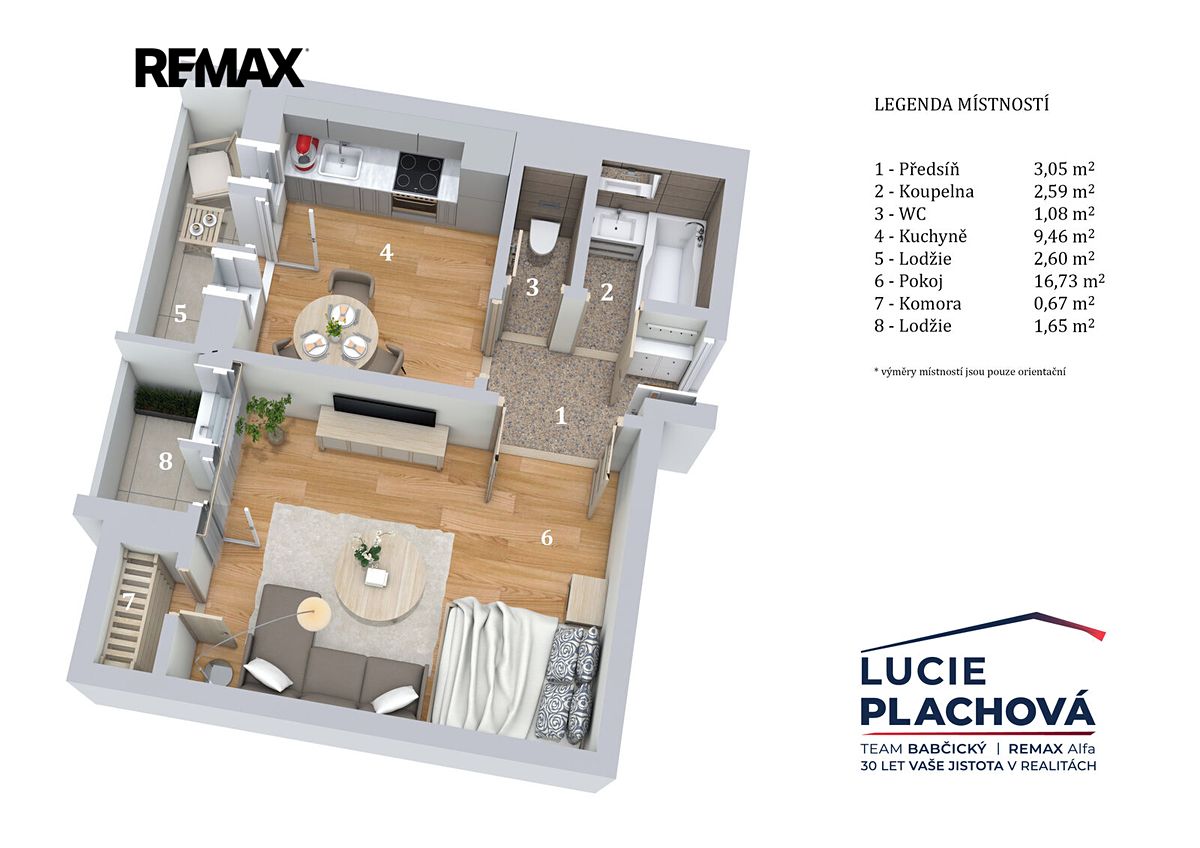 Prodej bytu 1+1 36 m² – fotografie 2