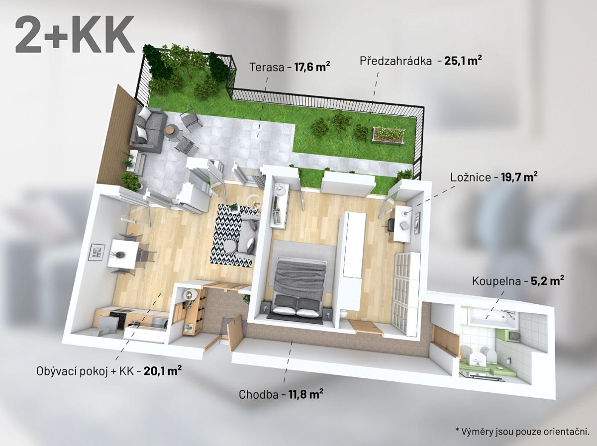 Prodej bytu 2+kk 101 m² – fotografie 2