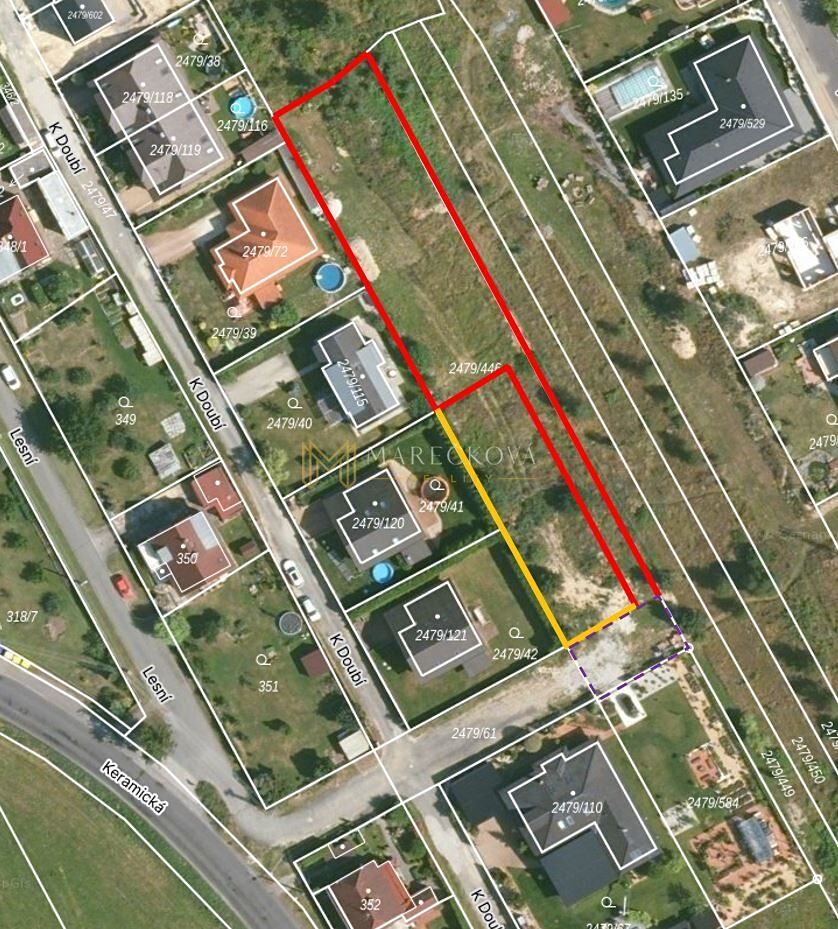 Prodej stavebního pozemku 675 m²