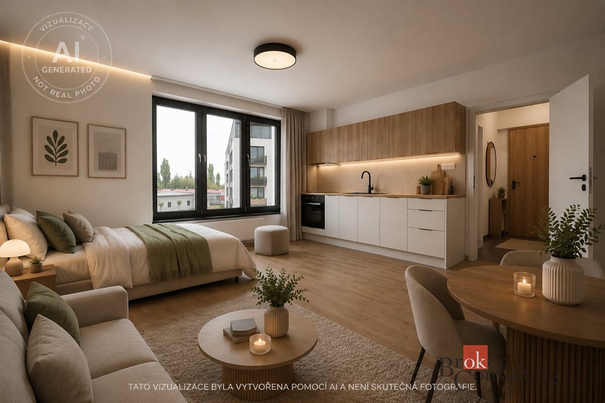 Pronájem bytu 1+kk 32 m²
