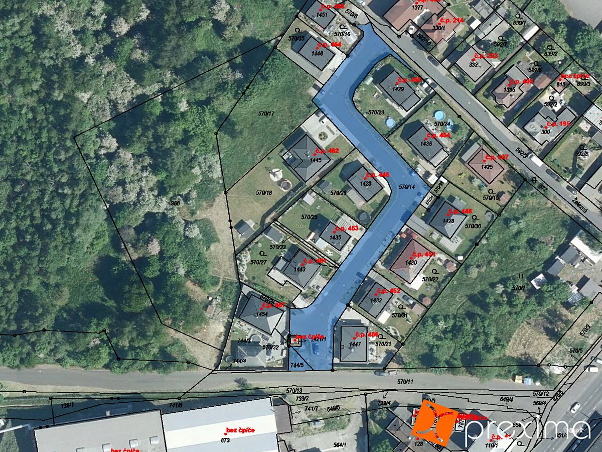 Prodej pozemku 1742 m²