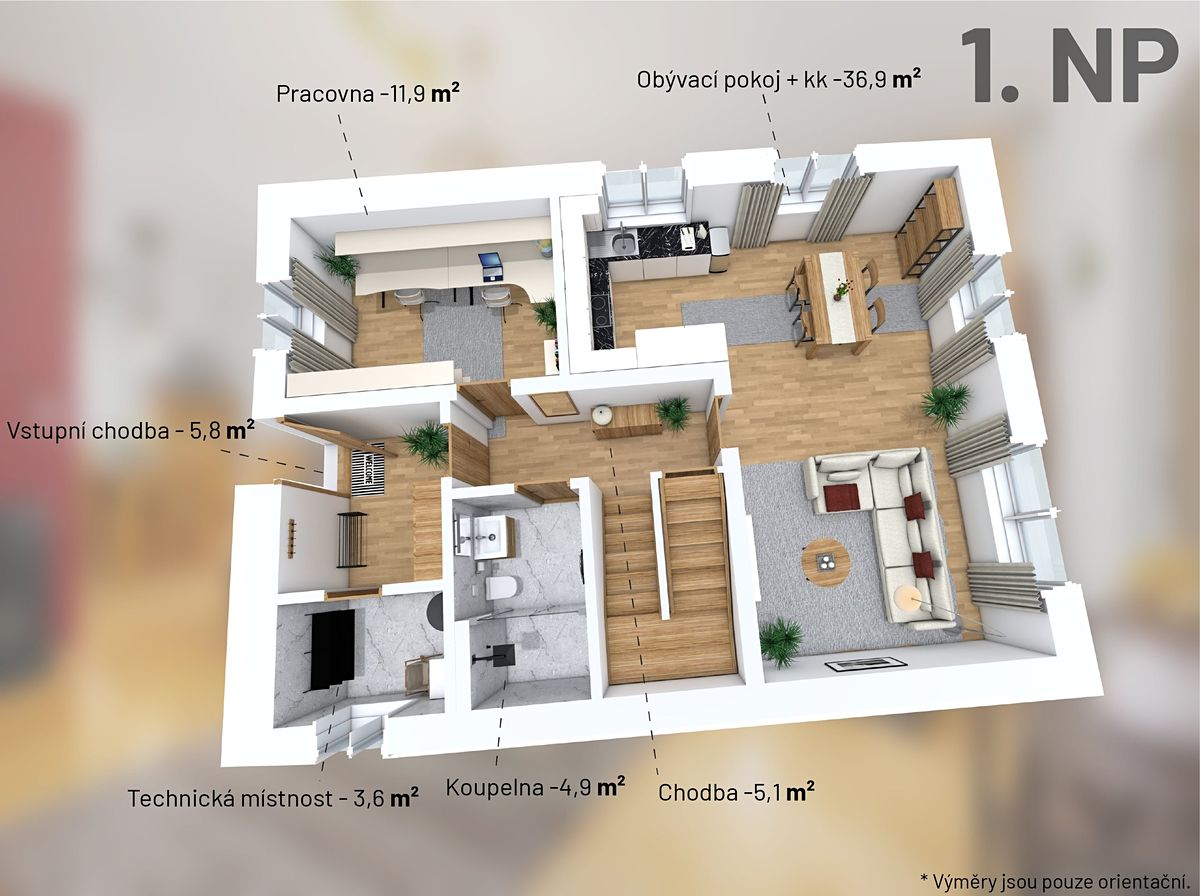 Prodej rodinného domu 147 m², pozemek 612 m² – fotografie 4