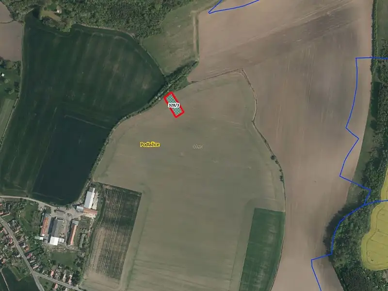 Prodej pole 2150 m², Chrast – náhled fotky 2