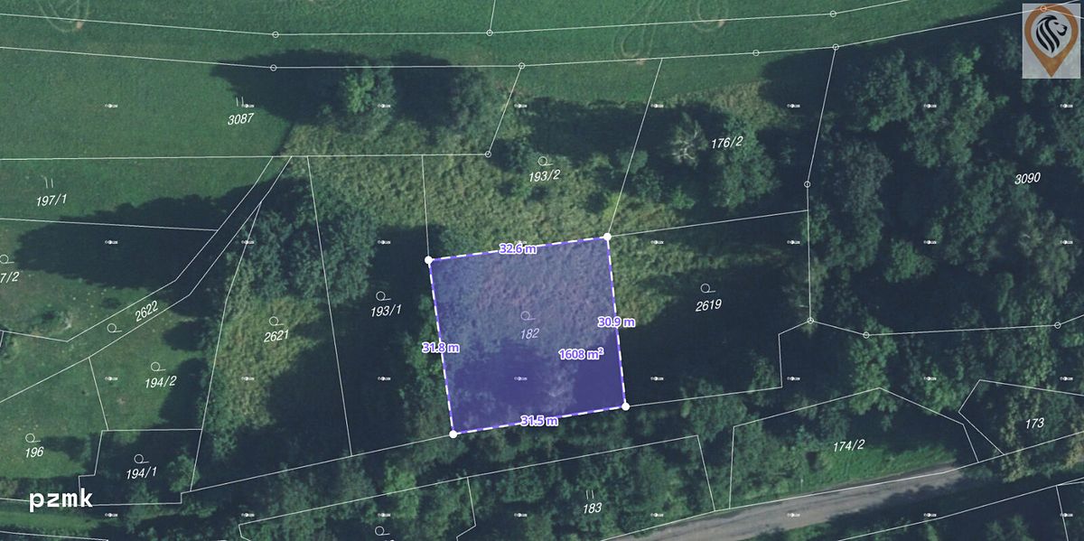 Prodej stavebního pozemku 1007 m² – fotografie 2