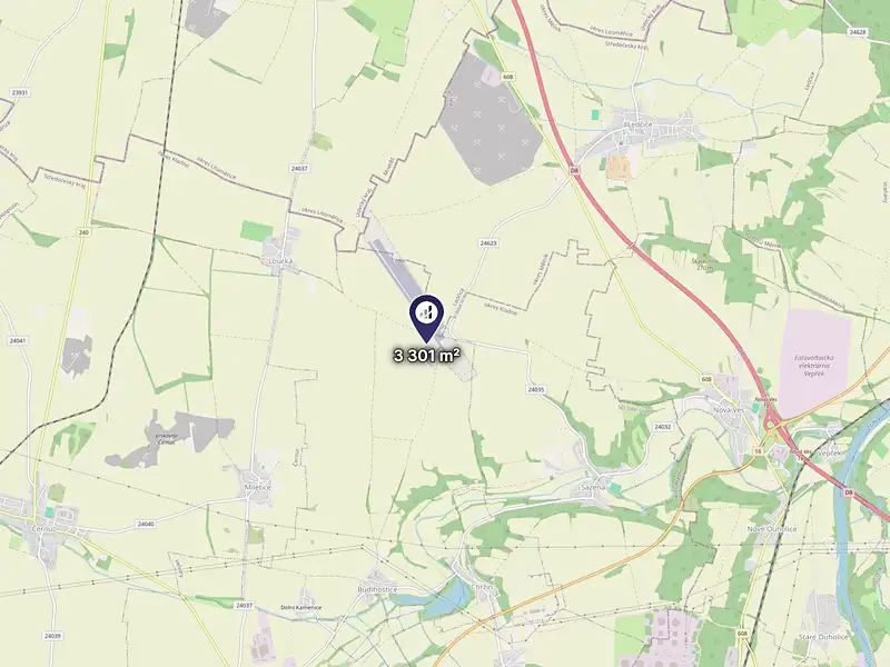 Prodej pole 3301 m², Chržín – náhled fotky 3