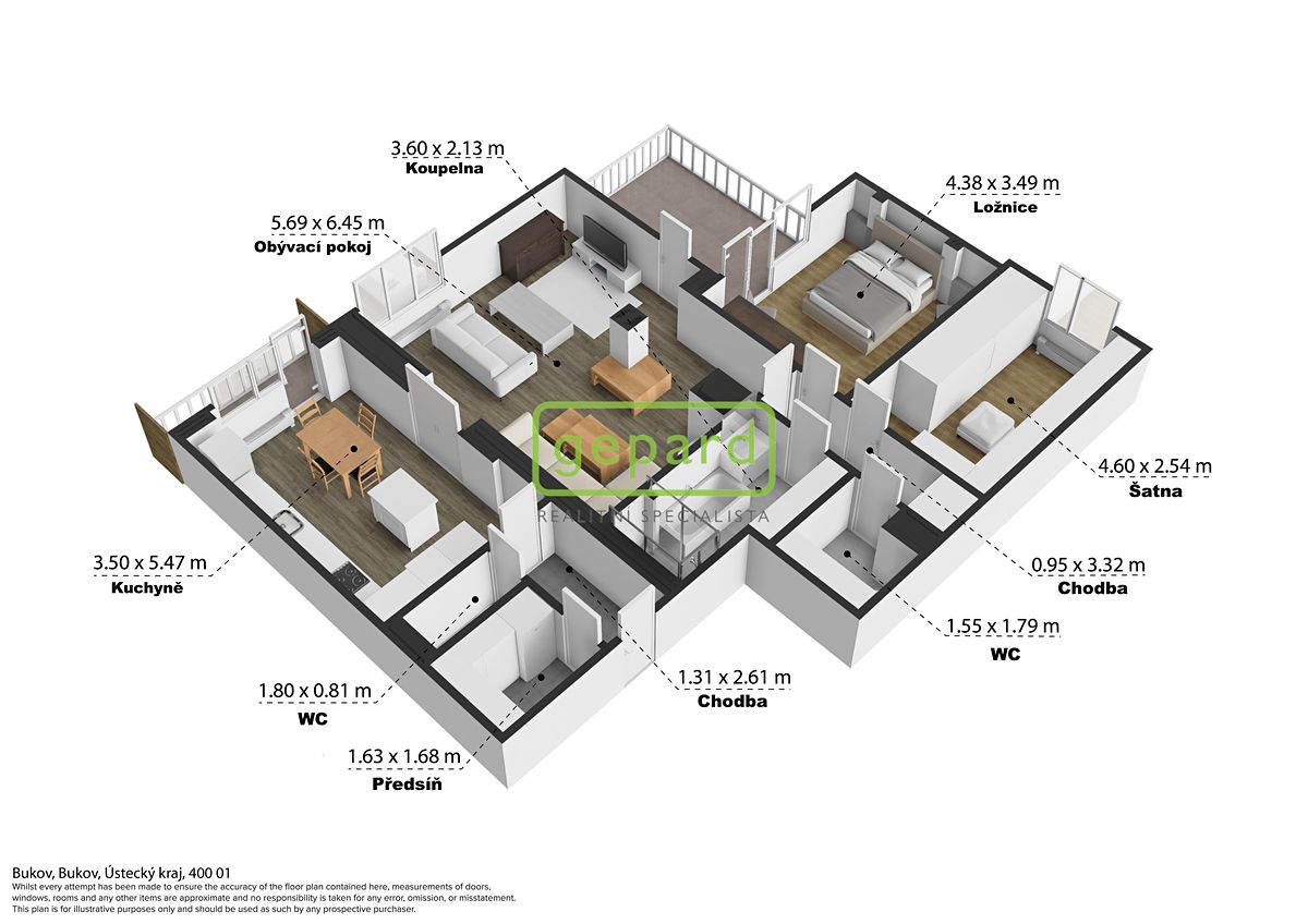 Prodej bytu 3+1 111 m² – fotografie 2