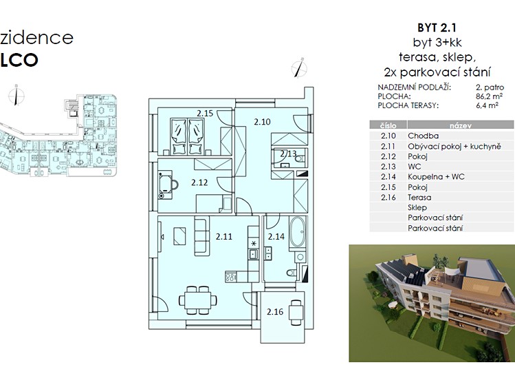 Prodej bytu 3+kk, 81 m² (20 z 20)