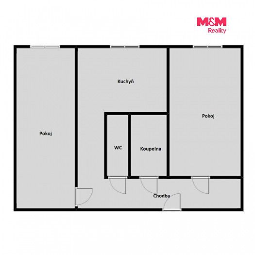Prodej bytu 2+1 55 m² – fotografie 3