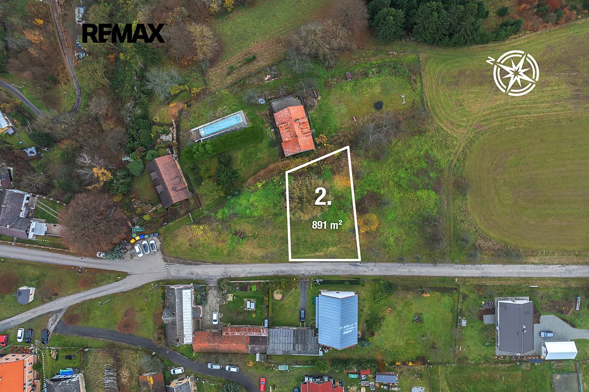 Prodej stavebního pozemku 891 m², Mukařov – fotka 1 z 3