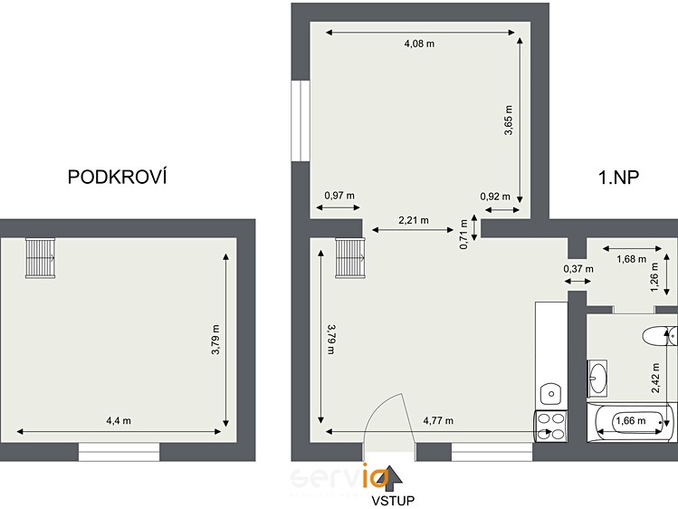 Квартира 2+1 на продаж, 56 м² (21 з 22)