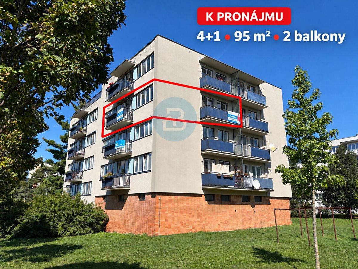 Pronájem bytu 4+1 95 m²