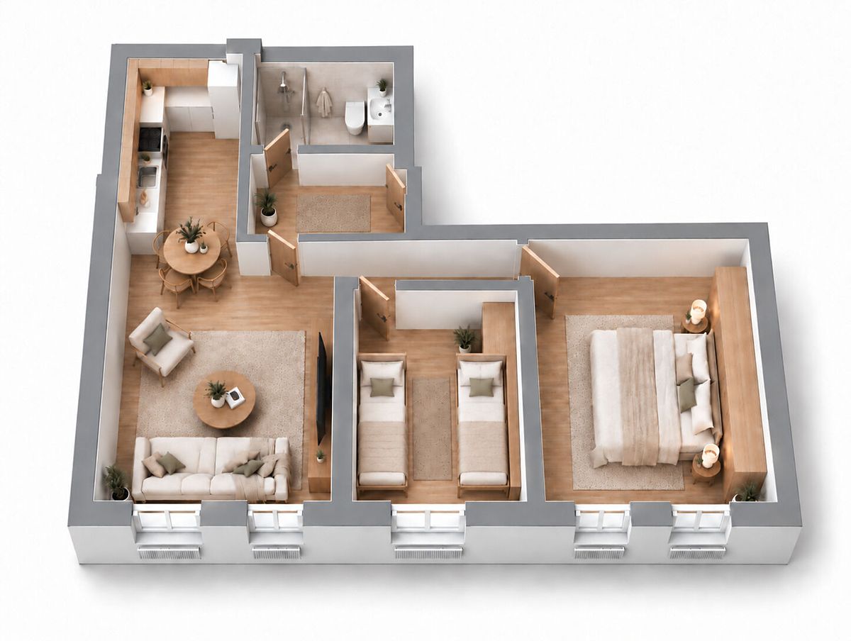 Prodej bytu 3+1 57 m² – fotografie 2