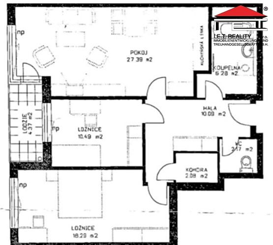 Pronájem bytu 3+kk 82 m² – fotografie 5