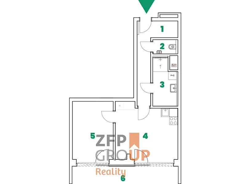 Prodej bytu 2+kk 47 m², Mladá Boleslav – náhled fotky 3