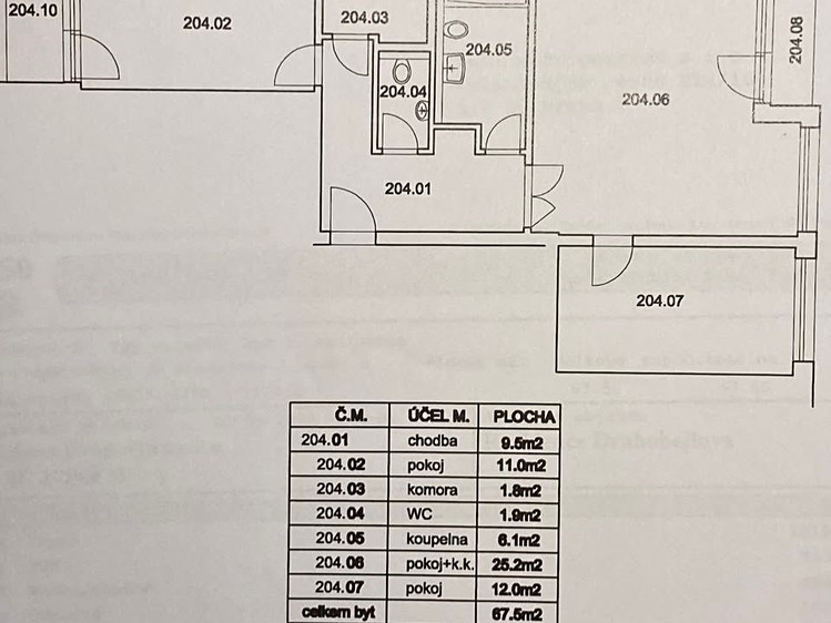 Wohnung 3+kk zur Miete, 72 m² (9 von 16)