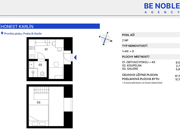 Wohnung 1+kk zum Kauf, 18 m² (3 von 25)