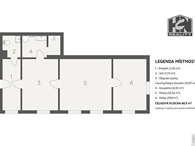 Prodej bytu 3+kk 69 m²