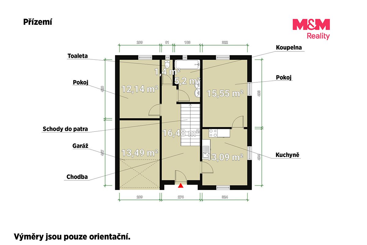 Prodej rodinného domu 119 m², pozemek 178 m² – fotografie 3