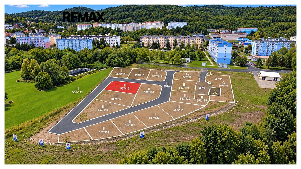 Prodej stavebního pozemku 906 m², Krupka – fotka 1 z 3