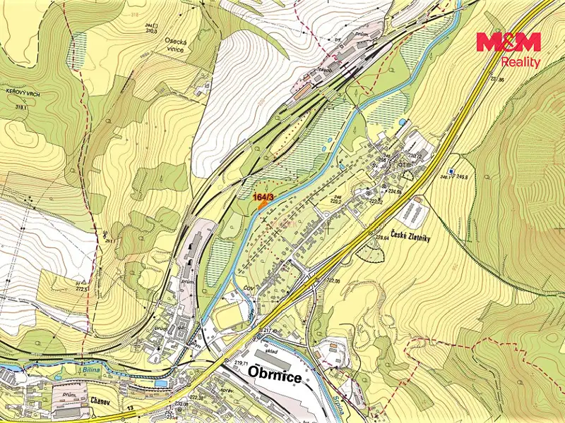 Prodej louky 445 m², Obrnice – náhled fotky 2
