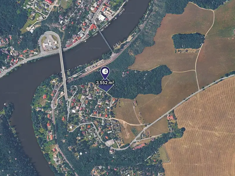 Prodej lesa 3552 m², Davle – náhled fotky 1